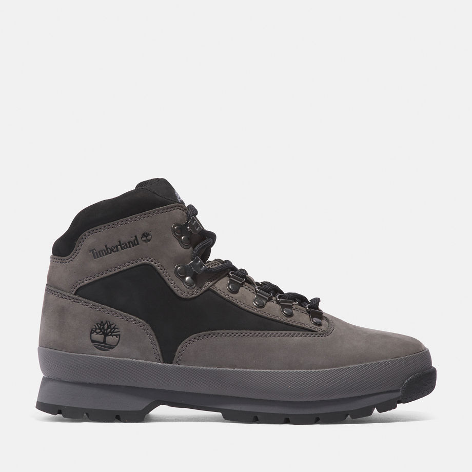 Timberland Euro Hiker Leather Boot For Men In Grey Grey
