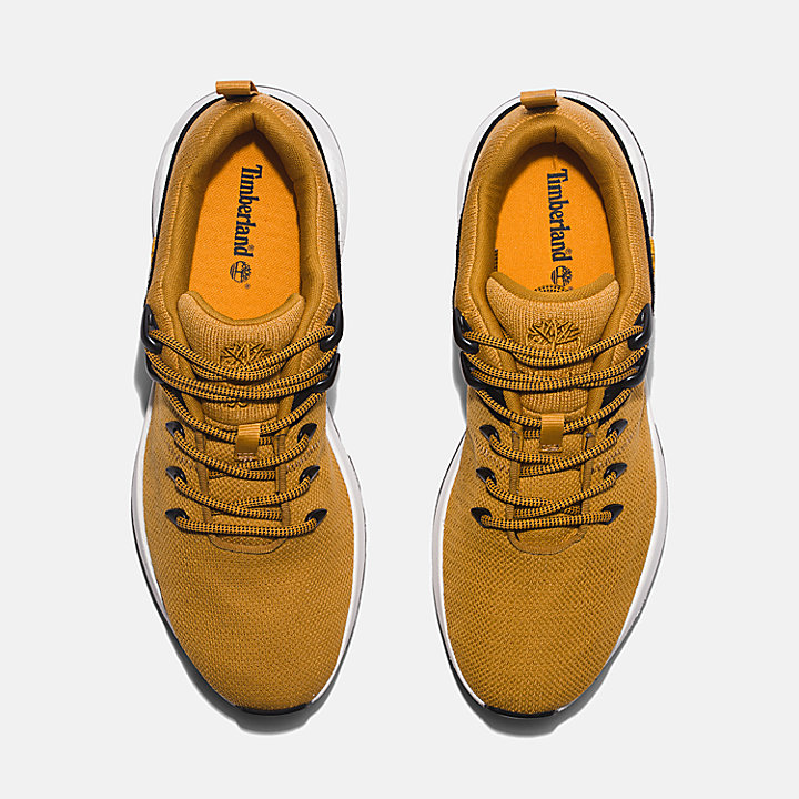 Sneaker in Maglia Sprint Trekker da Uomo in giallo