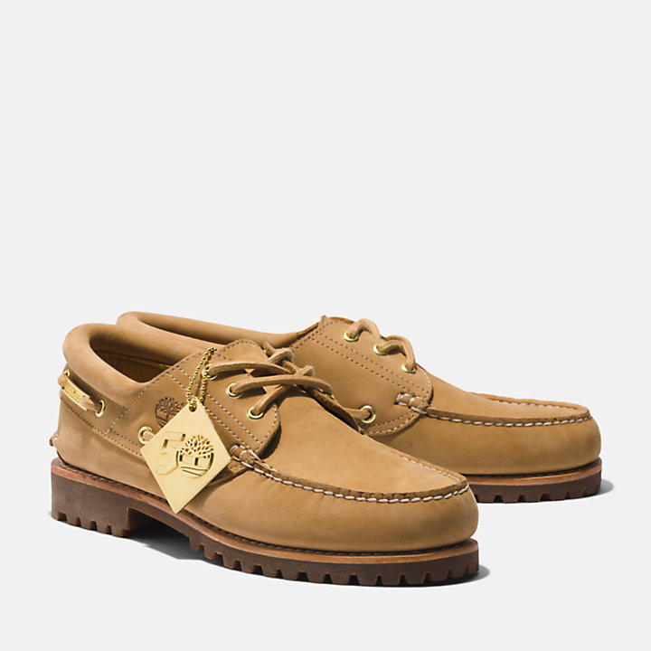 Timberland® 50th Edition Butters 3-Eye Classic Lug for Men in Golden Butter-