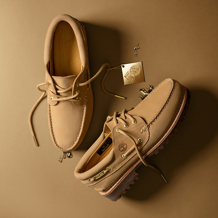 Timberland® 50th Edition Butters 3-Eye Classic Lug voor heren in Golden Butter-