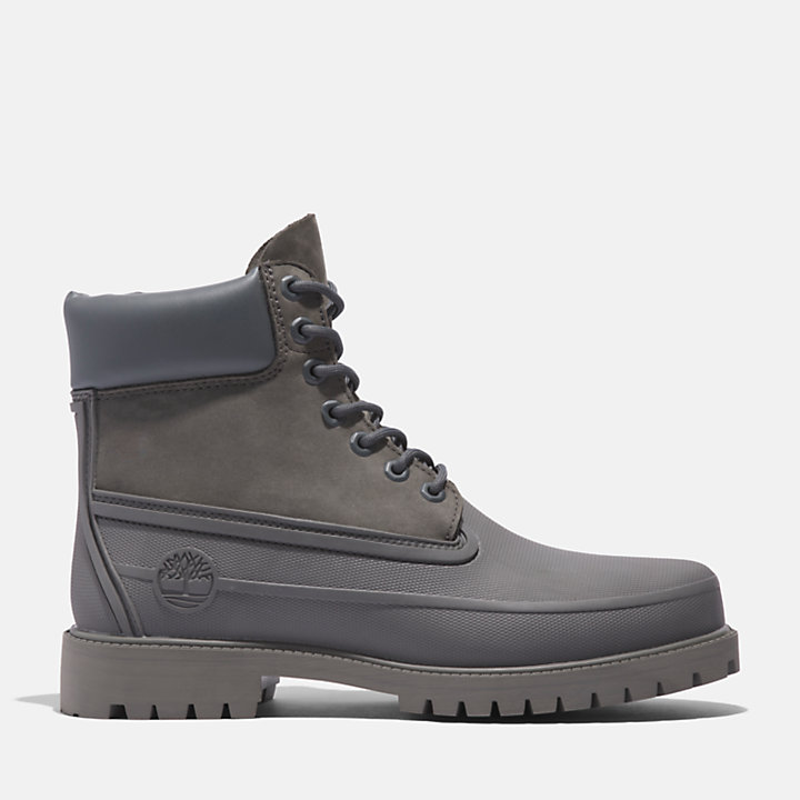 Timberland® Heritage 6 Inch Rubber Toe Boot for Men in Grey | Timberland
