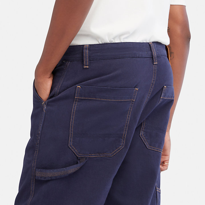 Carpenter Jeans mit weitem Bein für Herren in Navyblau-