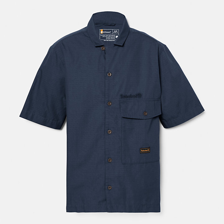 Camisa Shop em Tecido para Homem em azul-marinho-