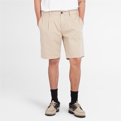 Timberland Lightweight Woven Shorts For Men In Beige Beige