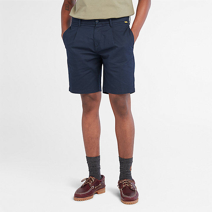 Leichte, gewebte Shorts für Herren in Navyblau