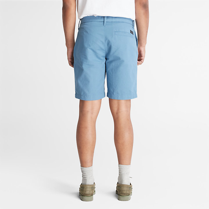 Pantalones cortos de tejido ligero para hombre en azul-