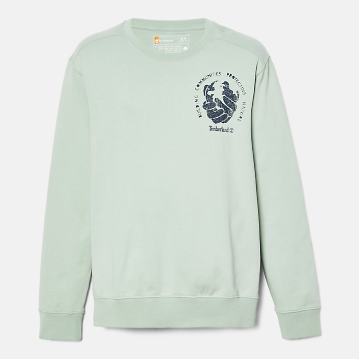 Uniseks Graphic Sweatshirt in groen-