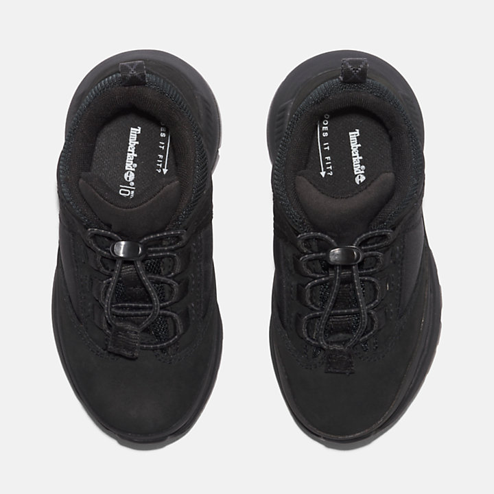 Euro Trekker Sneaker voor peuters en kleuters in zwart-