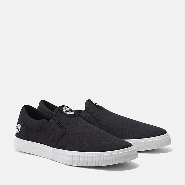 Mylo Bay Lage Slip-on Sneaker voor heren in zwart