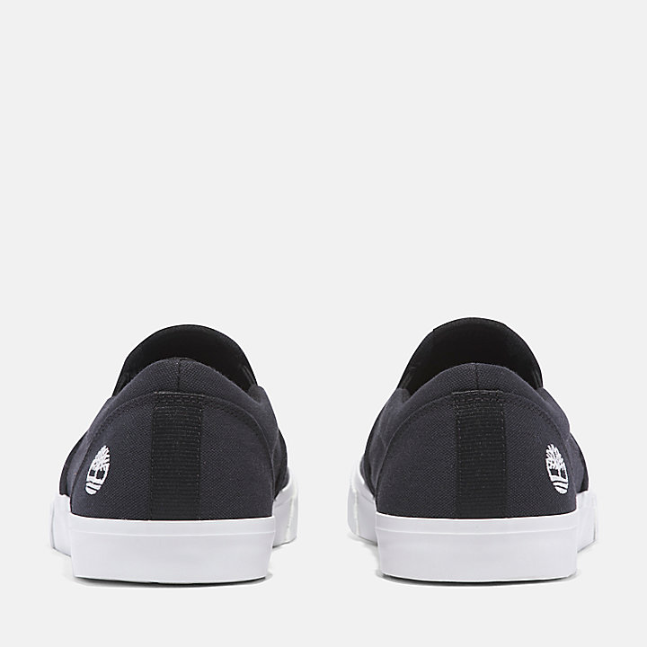 Mylo Bay Lage Slip-on Sneaker voor heren in zwart