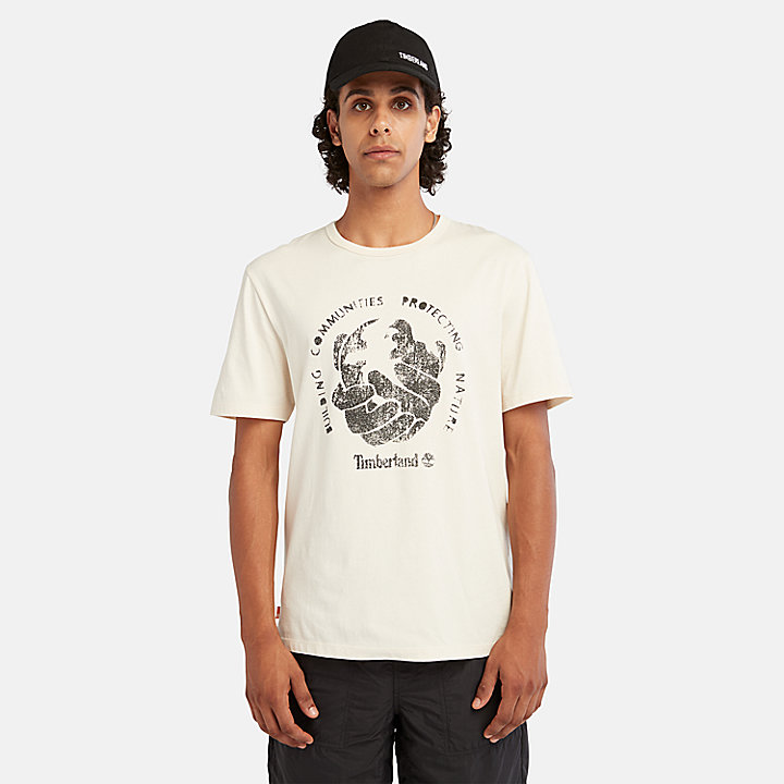 Building Communities Protecting Nature T-shirt for Men in No Color
