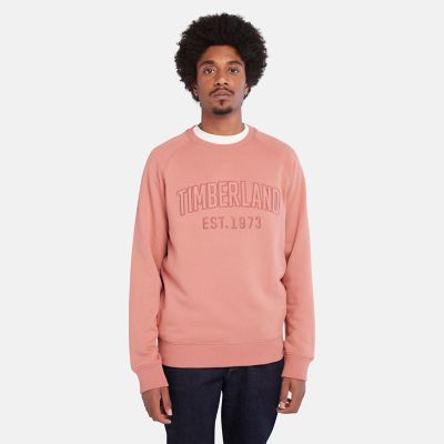 Modern Wash Sweatshirt met logo voor heren in kastanjebruin | Timberland