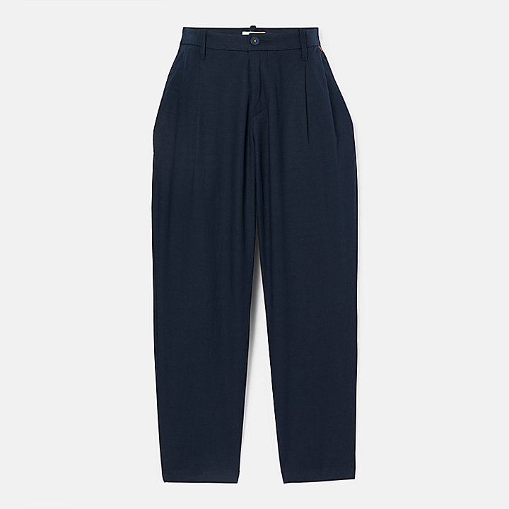 Lightweight Woven Trousers for Men in Navy