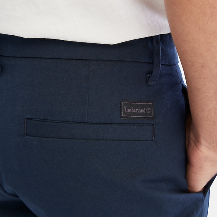 Lightweight Woven Trousers for Men in Navy-