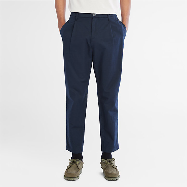 Lightweight Woven Trousers for Men in Navy-
