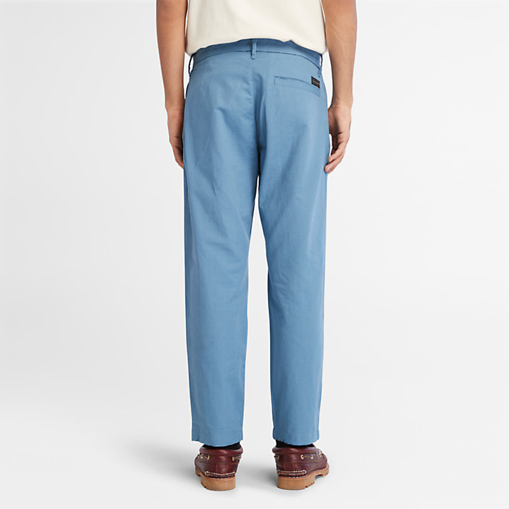 Lightweight Woven Trousers for Men in Blue-