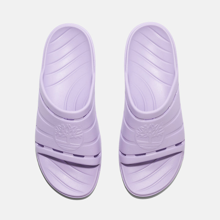 Get Outslide Sandaal in paars-