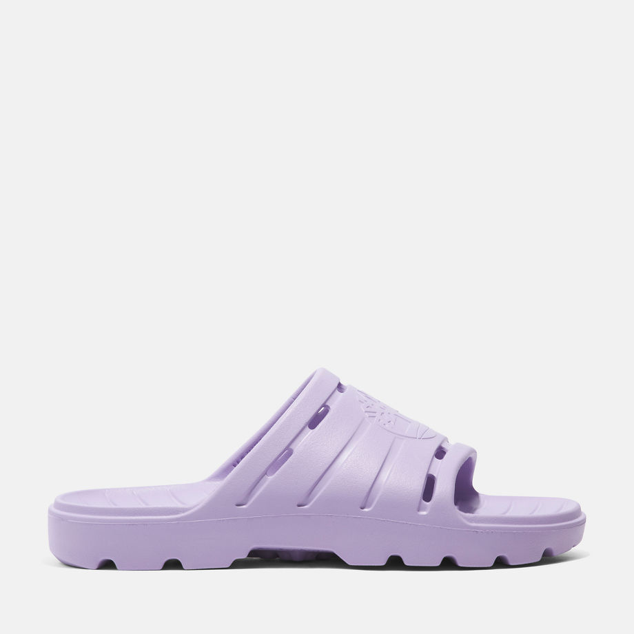 Timberland Get Outslide Sandal In Purple Purple Unisex, Size 6.5