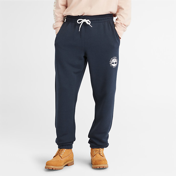 Pantaloni Sportivi con Logo Refibra da Uomo in blu marino-