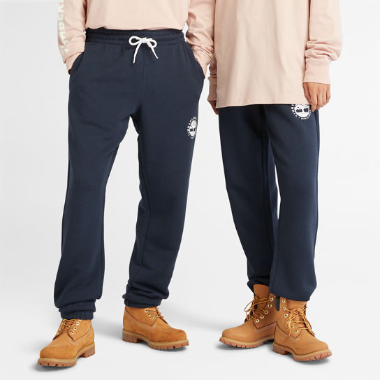 Pantaloni Sportivi con Logo Refibra All Gender in blu marino | Timberland