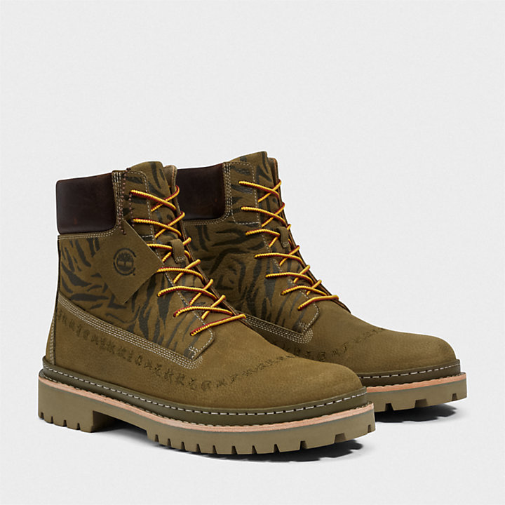 Timberland® x CLOT Future73 Timberloop 6 Inch Boot for Men in Dark Green-