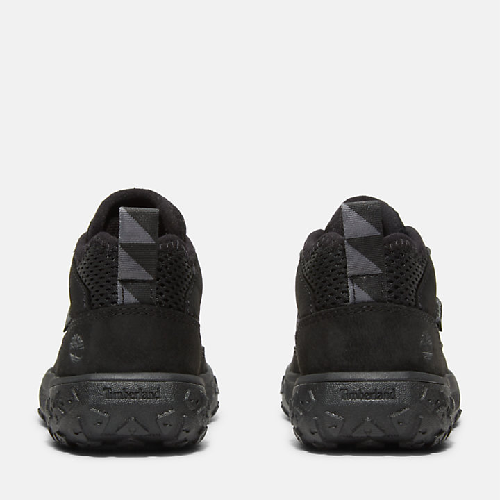 Sapato Super Oxford GreenStride™ Motion 6 para Criança em preto-