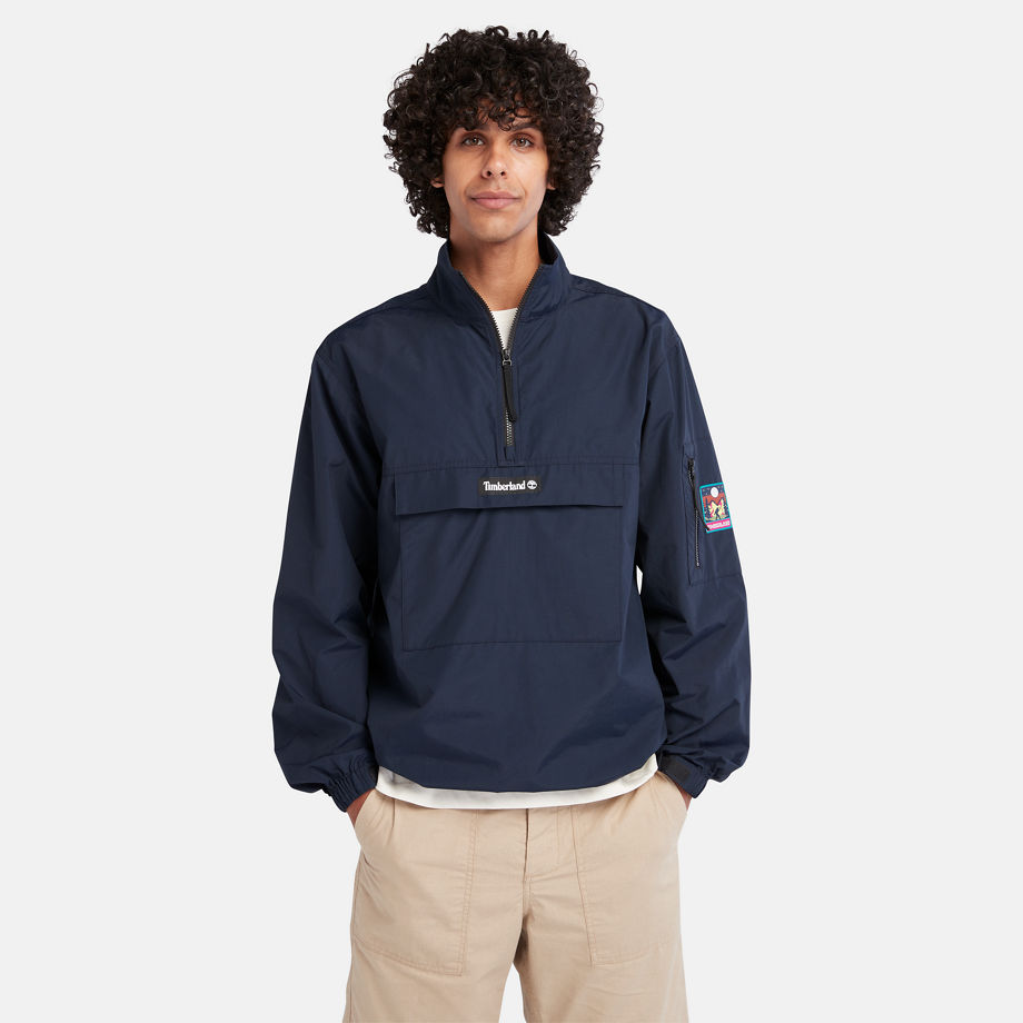 Timberland Dwr Hiking Anorak For Men In Navy Navy