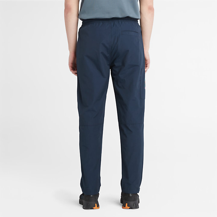 Pantalon de randonnée léger pour homme en bleu marine-