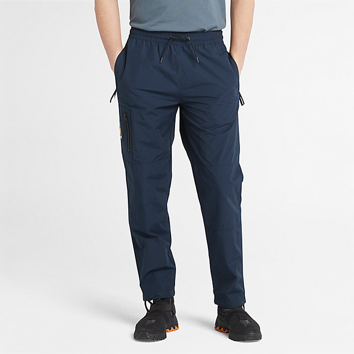 Pantalon de randonnée léger pour homme en bleu marine