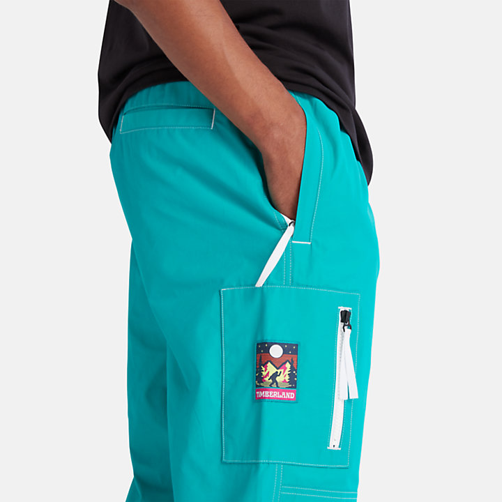 Lightweight Hiking Trousers for Men in Teal-