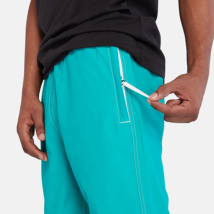 Pantalones ligeros de senderismo para hombre en azul verdoso