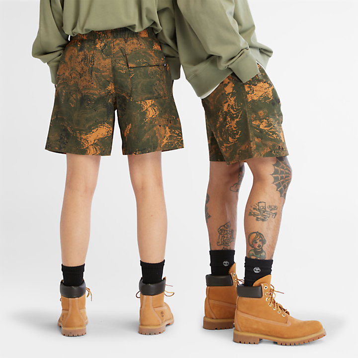 Bedruckte, gewebte Shorts für Herren in Drucken-
