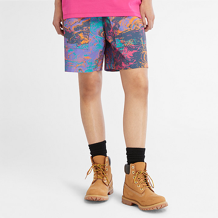 All Gender Printed Woven Shorts in Print