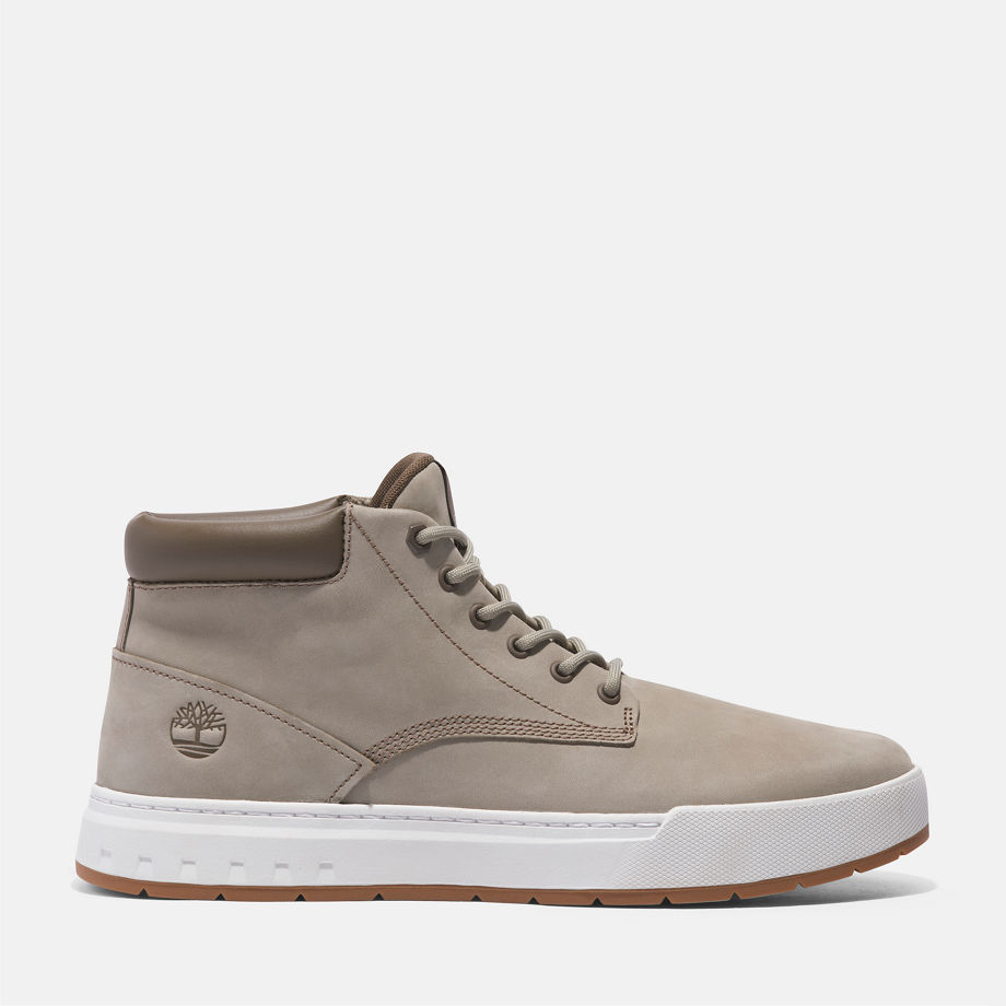 Timberland Maple Grove Leather Chukka For Men In Light Grey Grey
