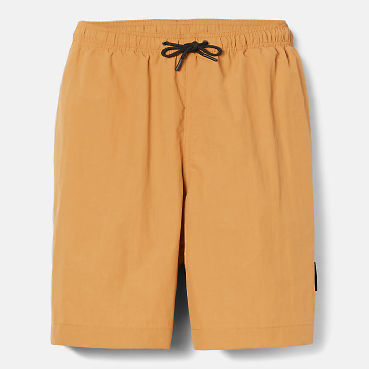 Gewebte Nylon-Shorts für Herren in Orange-