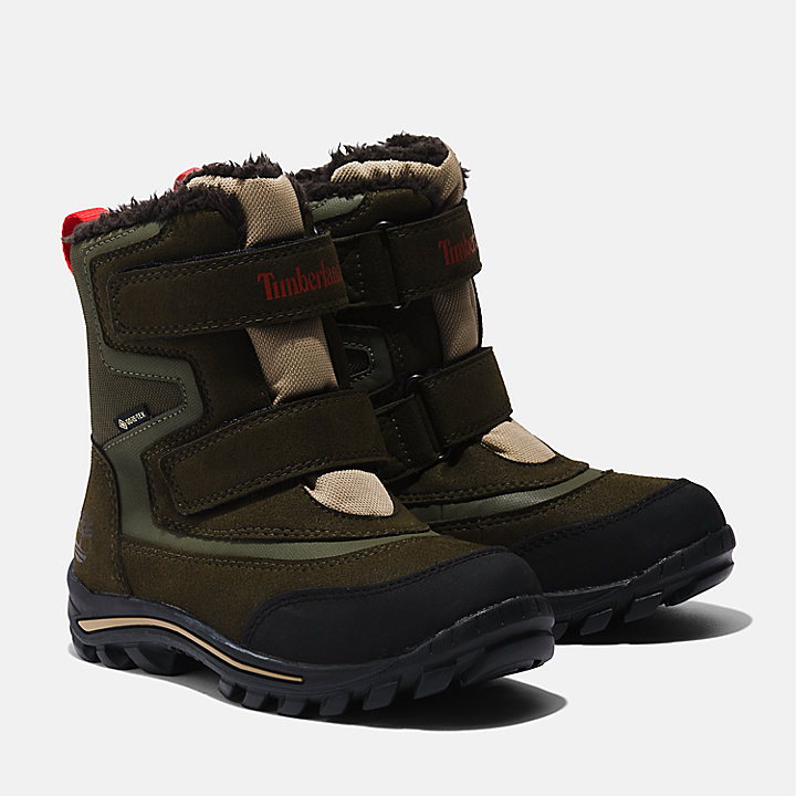 Chillberg Waterproof Winter Boot for Junior in Dark Green