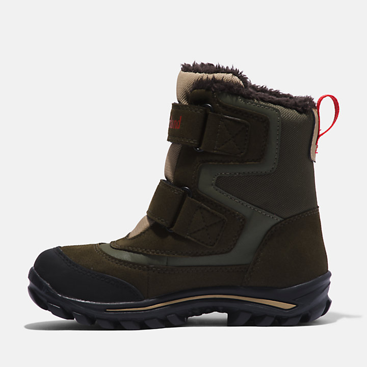 Chillberg Waterproof Winter Boot for Junior in Dark Green-
