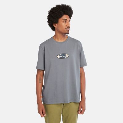 Timberland / t-shirt Oval Logo in grijs