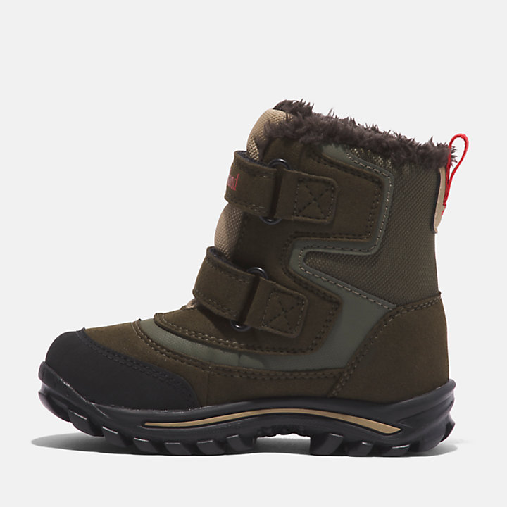 Chillberg Waterproof Winter Boot for Toddler in Dark Green-