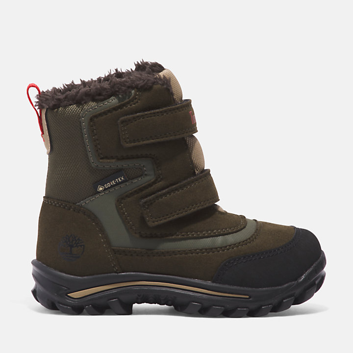 Chillberg Waterproof Winter Boot for Toddler in Dark Green-