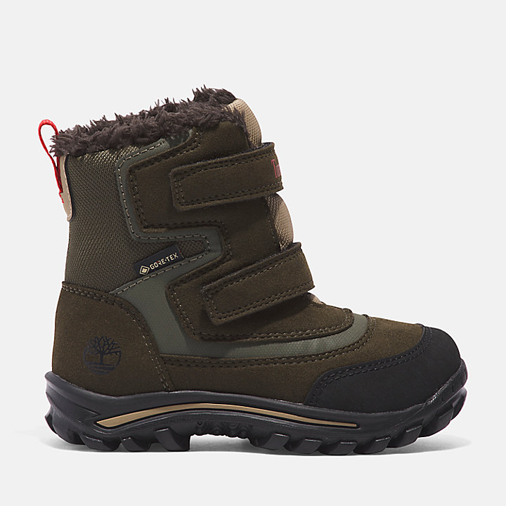 Chillberg Waterproof Winter Boot for Toddler in Dark Green
