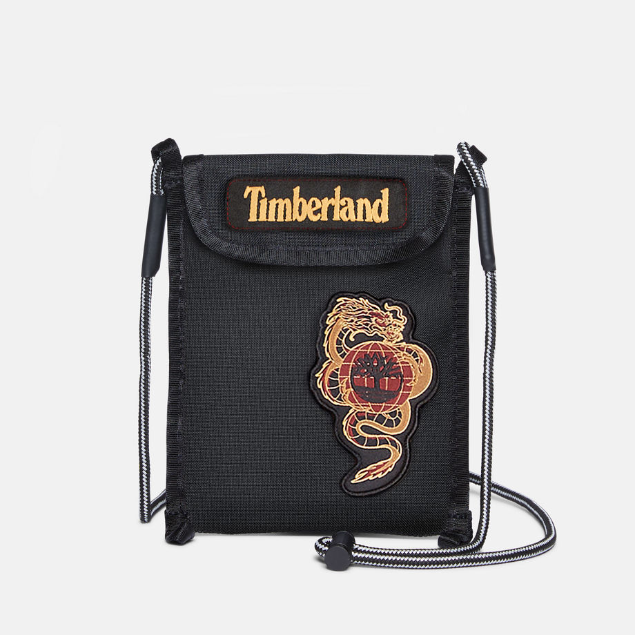 Timberland Bold Beginnings Mini Crossbody In Black Black Unisex