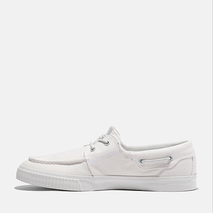 Lace-Up Low Trainer For Men in White