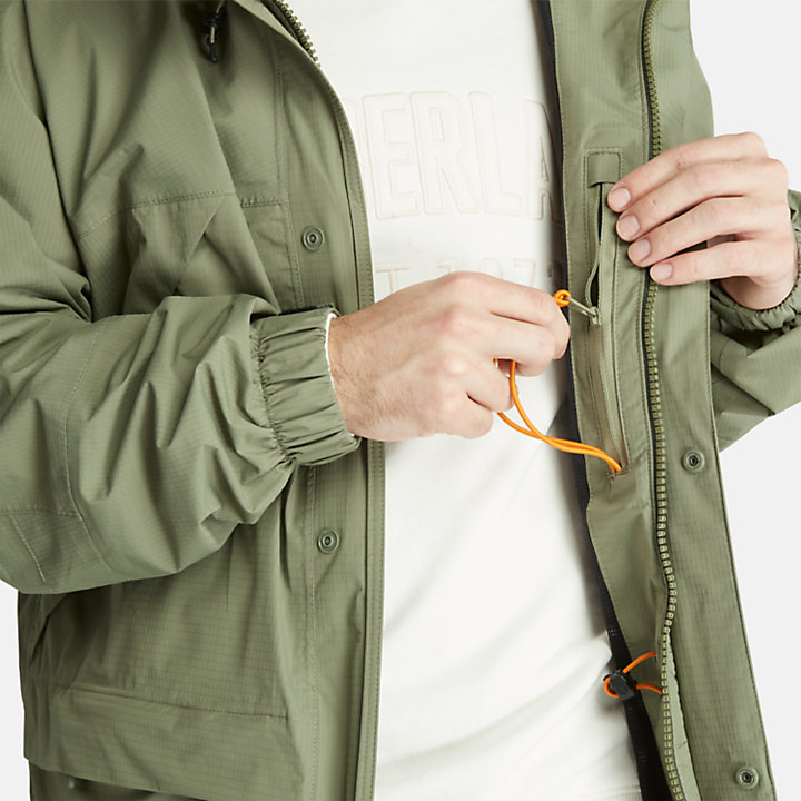 TimberDry™ Waterproof Trail Jacket for Men in Green | Timberland