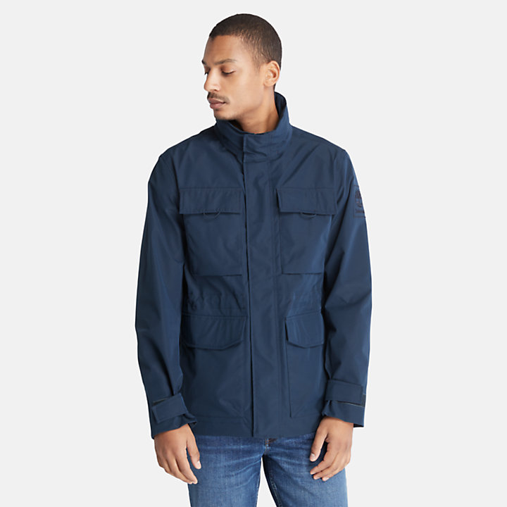 Comfort Stretch Field Jacket for Men in Navy-