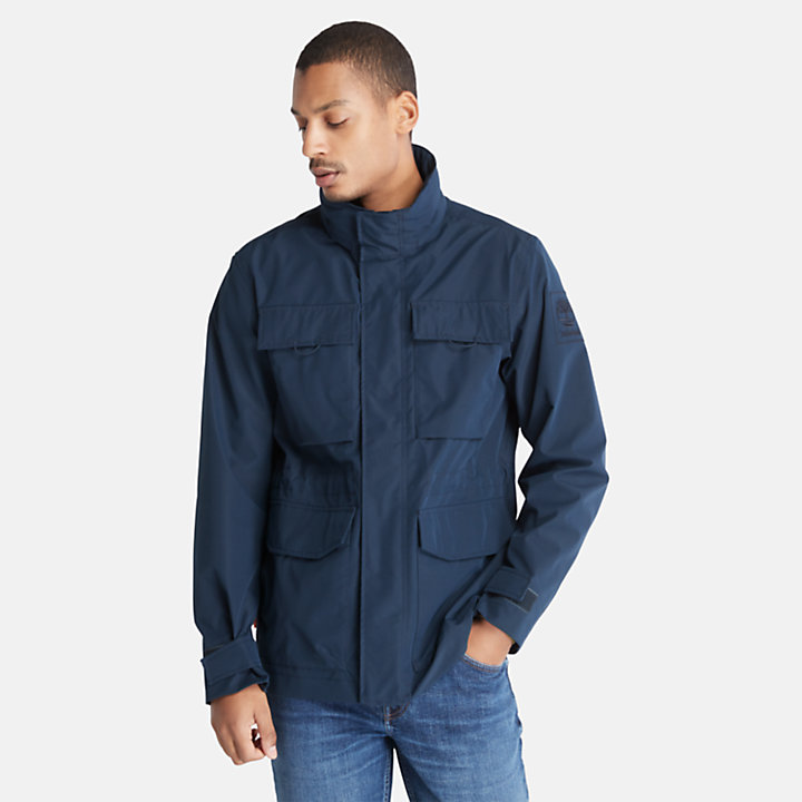 Comfort Stretch Field Jacket for Men in Navy-