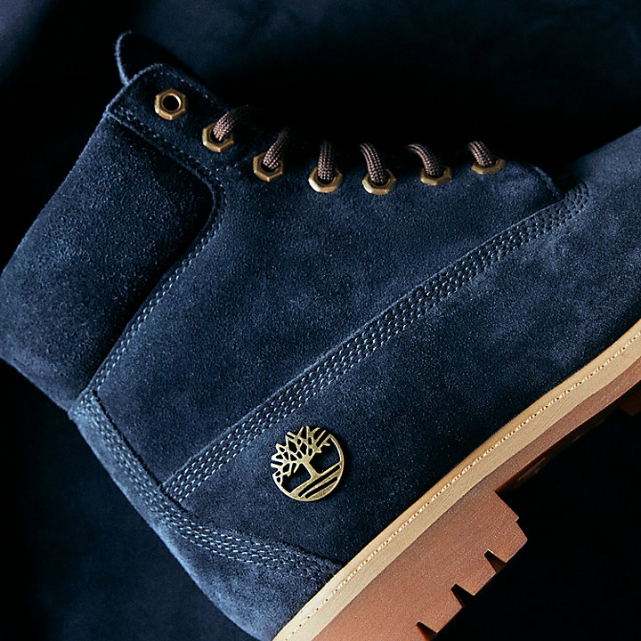Timberland® C.F. Stead™ Indigo Suede Heritage 6-Inch Boot pour homme en bleu foncé