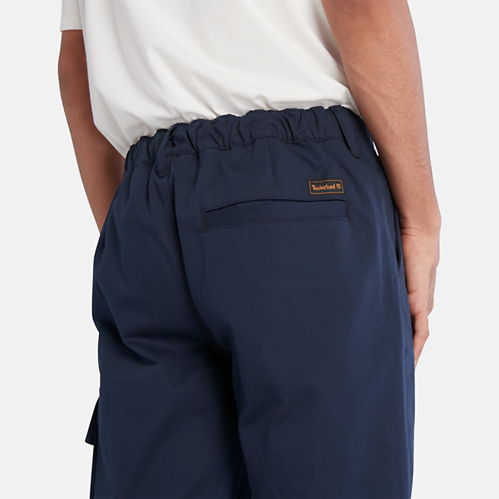 Tapered Trousers with Outlast® Technology for Men in Navy-
