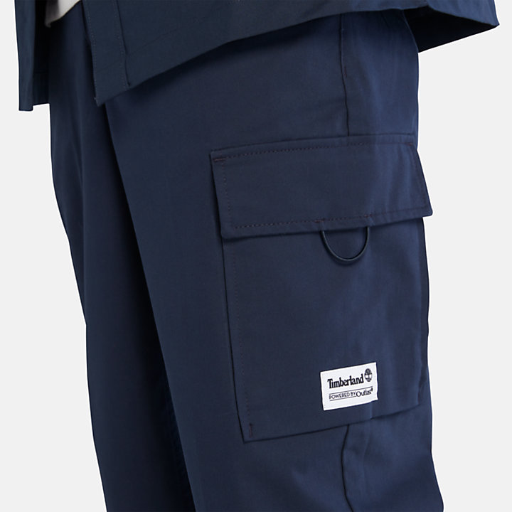 Pantalon fuselé à technologie Outlast® pour homme en bleu marine-