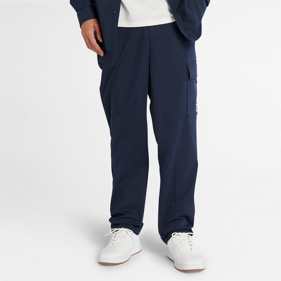 Timberland Tapered Trousers With Outlast Technology For Men In Navy Navy